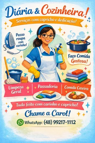 Diarista/Cozinheira