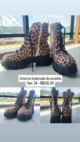 Coturno tratorado de oncinha