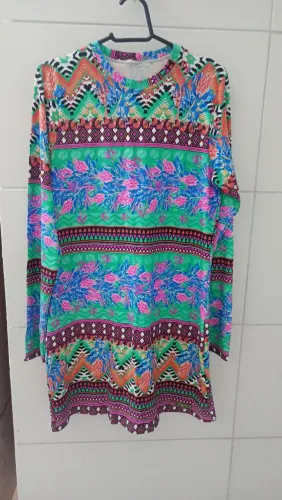 Vestido Praia, piscina UV proteção diaria