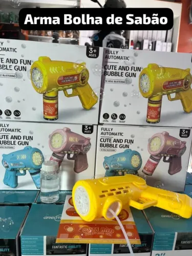 Arminha de Bolha de Sabão Automática com Luz LED - Diversão Infantil?