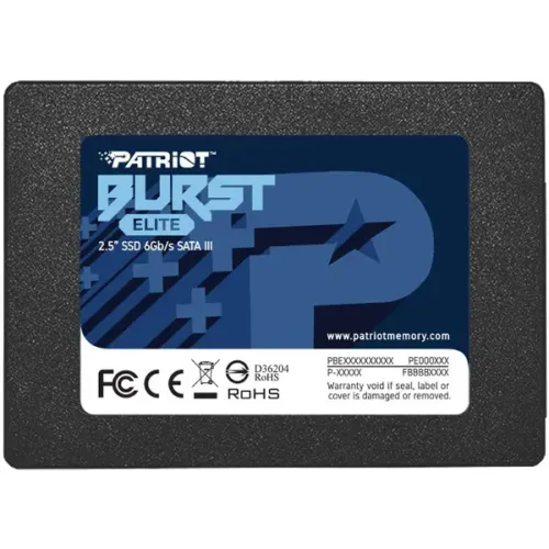 SSD PATRIOT BURST 480GB 2,5" SATA 3 - PBE480GS25SSDR