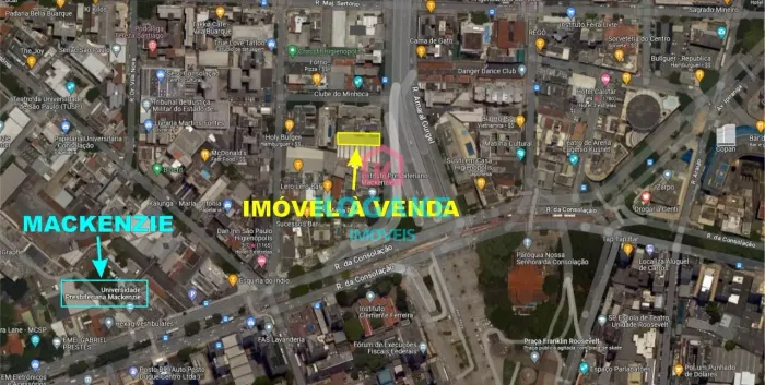 Terreno à venda, 468 m² por R$ 3.300.000,00 - Vila Buarque - São Paulo/SP