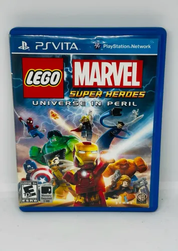 JOGO PS VITA LEGO MARVEL SUPER HEROES - ORIGINAL COM CAPA