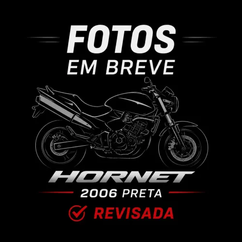  CB 600F Hornet - 2006 - preta