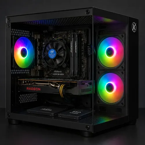 Pc gamer i3 9100f RX 580