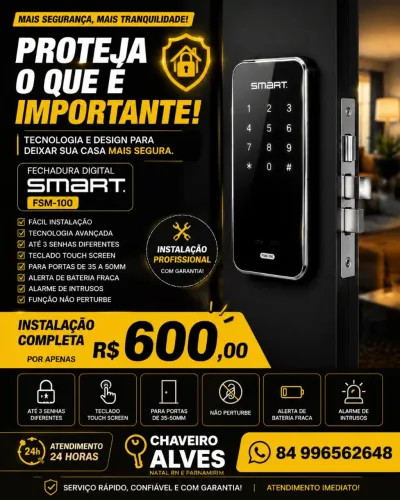 Fechadura e instalação