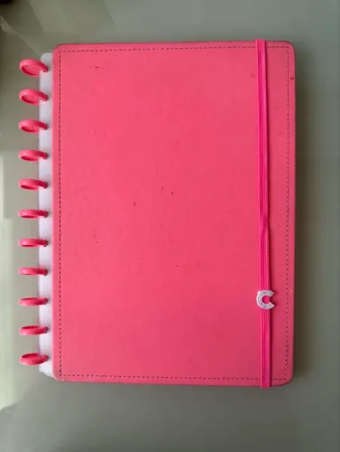 Caderno Inteligente Grande rosa