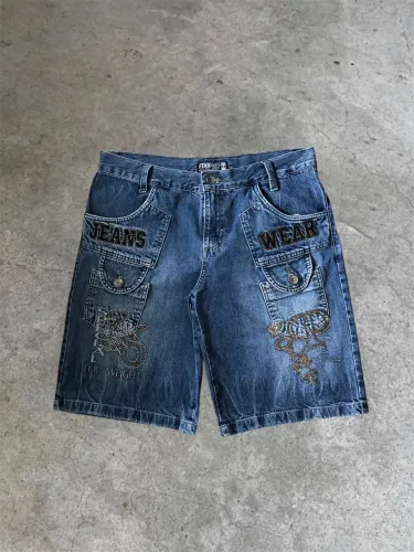 bermuda jorts street jeans wear
