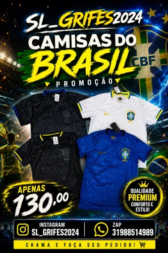 Camisas disponíveis