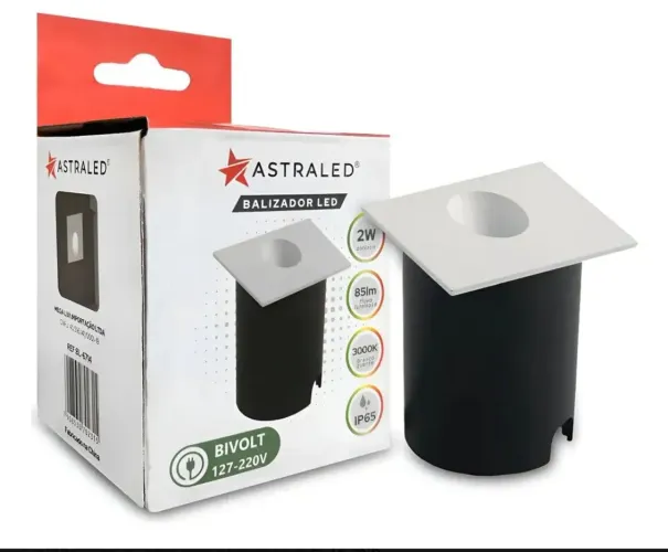 BALIZADOR DE ESCADA 2W 3000K IP65 ASTRALED
