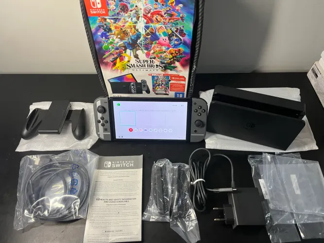 Nintendo Switch Oled edição Smash Bros IMPECÁVEL