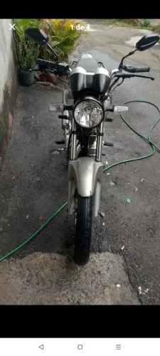 Titan cg 150 esporte nunca foi pintada moto em dias maioria das peças originais