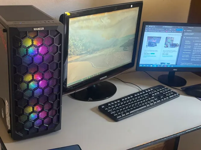 OPORTUNIDADE GAMER! Pc gamer gtx1050ti i7400 16 GB de ram