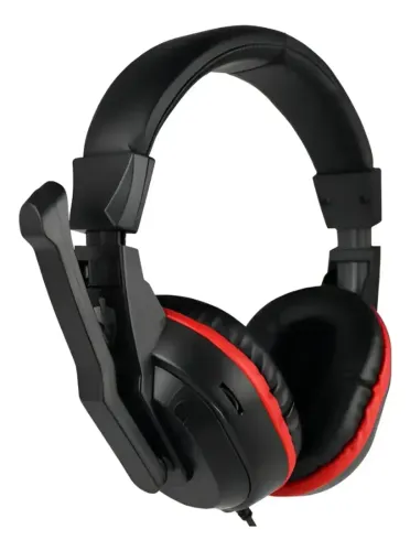 Fone De Ouvido Headset Evolut Eg308 Starter Com fio Cor Preto