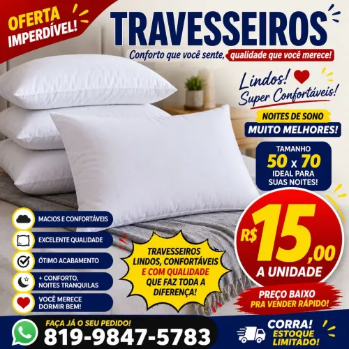 Travesseiros antialérgicos