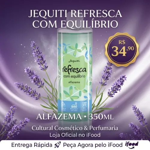 Desodorante Colônia Jequiti Refresca com Equilíbrio Alfazema 350ml