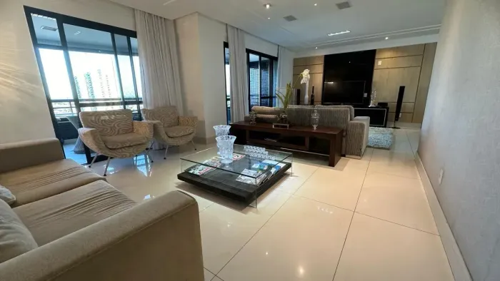 Apartamento de alto padrão mobiliado com 4 suítes bairro Santa Mônica