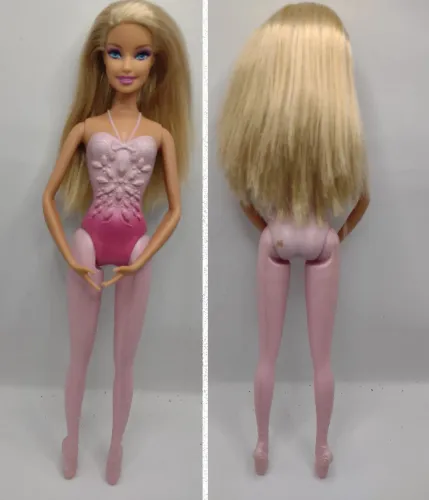 Barbie Bailarina Rosa Cabelos Lisos