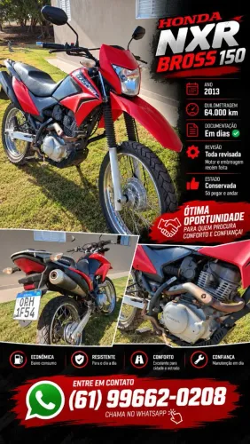 Vende-se honda bros 150 2013