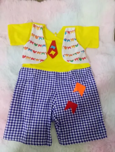 Body bebê junino 4 meses