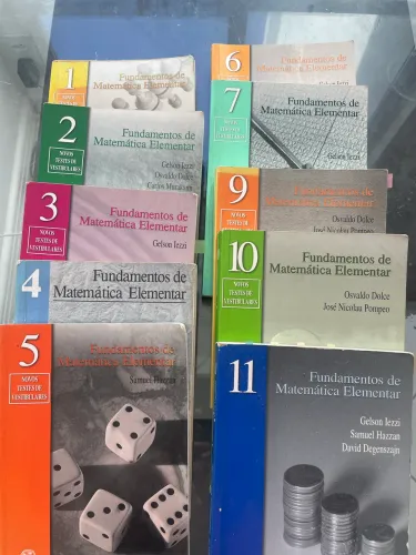 Livros Fundamentos de Matemática Elementar