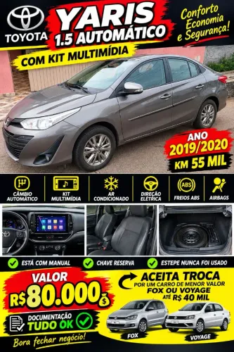 Toyota Yaris XL Sedan 1.5 Flex 16V 4P Aut. 2020