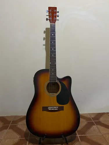 Violão eletroacústico - Gianinni Gf-1c El 3ts