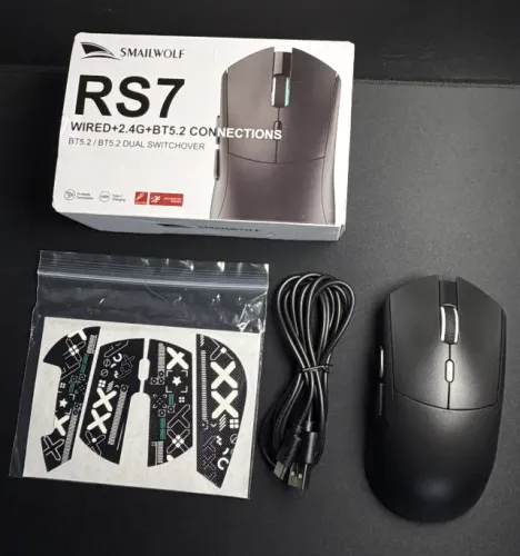 Mouse Gamer sem fio - SMAILWOLF RS7