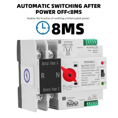 Chave de transferência automática Seletora - 63A 2P