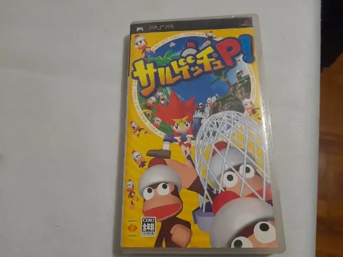 Jogo Sony PSP Sarugetch U P (Ape Escape P), 2005, Japonês, leia a descrição
