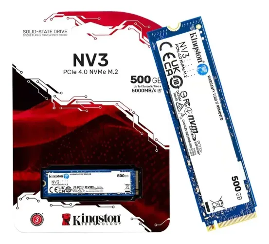 SSD nvme.500g novo. De$780 por $480