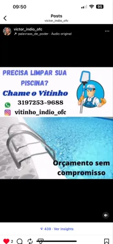 Limpeza de piscina