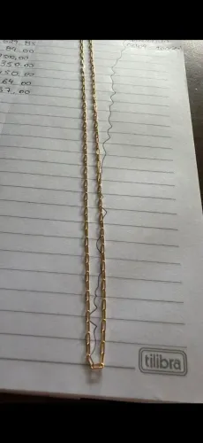 VENDO OU TROCO CORRENTE CARTIE DE OURO 18K LEIA O ANÚNCIO 