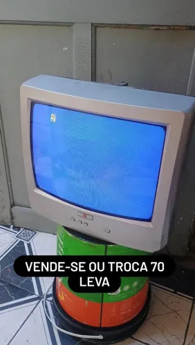 Vende-se ou troca uma TV 14 polegadas de tubo vila joaniza 