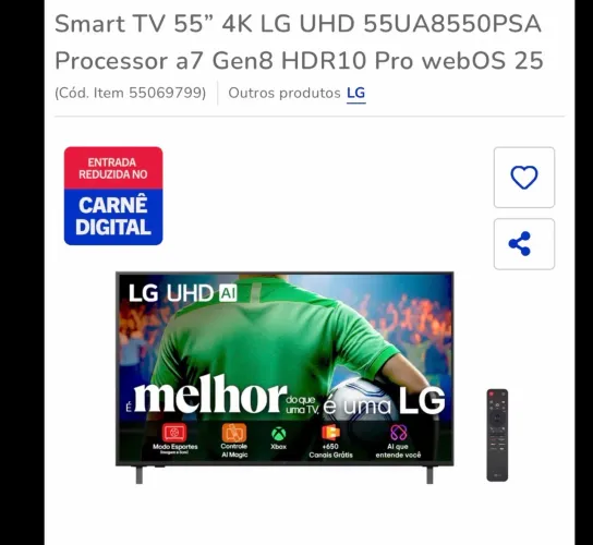 Televisao com a tela quebrada
