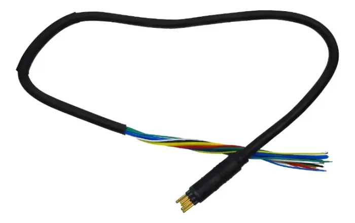 Cabo De Reparo Motor Traseiro Bicicleta Elétrica 9 Pinos Preto