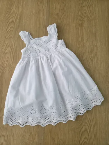 vestido baby club branco 2 anos