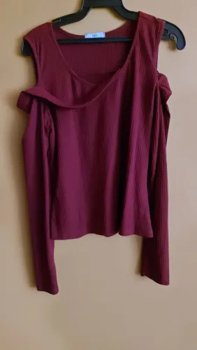 Blusinha leve manga longa