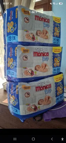 Vendo fraldas turma da mônica 