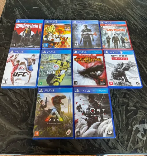 Lote jogos ps4 preço revenda