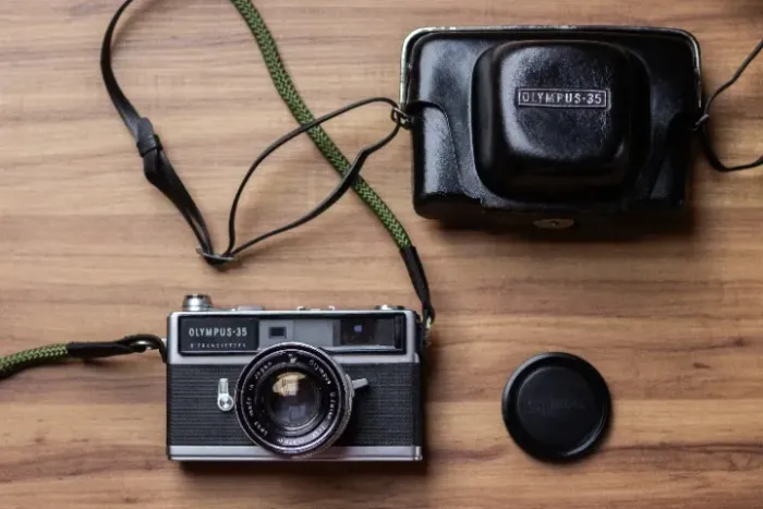 Câmera Antiga Rara - Olympus 35 LE 6 Transistors