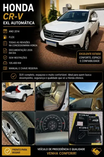 Honda CR-V EXL 2.0 Flexone 16V 2WD Aut. 2014