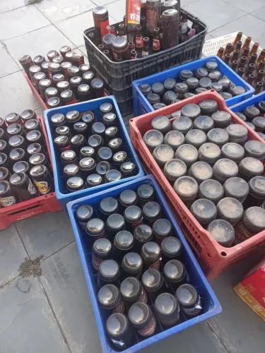 Lote de garrafas variadas 