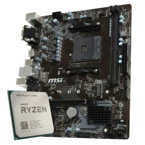 Kit Placa Mãe + Processador Msi A320m Pro M2 E Ryzen 5 3400g (Usado)