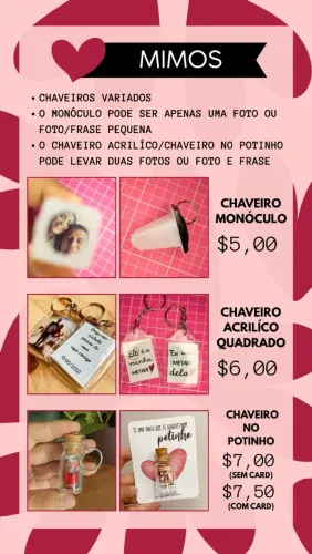 MIMOS DIA DOS NAMORADOS