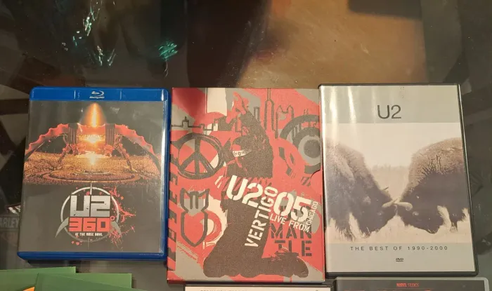 KIT DVDS U2 originais