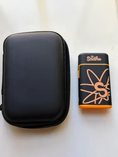 Isqueiro Maçarico colecionável Sadhu + Case Cigarrilha + refil de gás