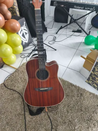 Vendo violão stribark sd200c praticamente novo zero
