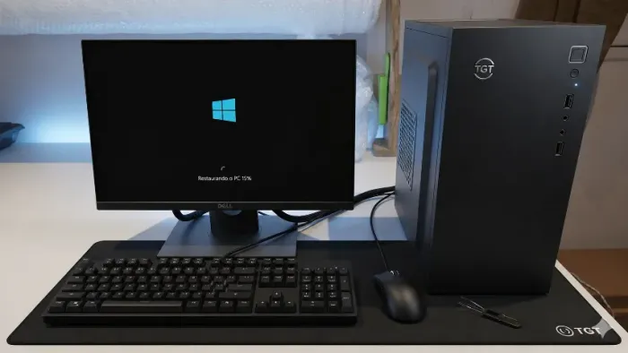 Computador Completo Intel i3 8GB RAM SSD Monitor Dell Teclado Mouse
