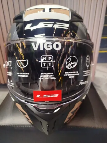 CAPACETE VIGO LS2 LIMITS BLACK/TITANIUM 58